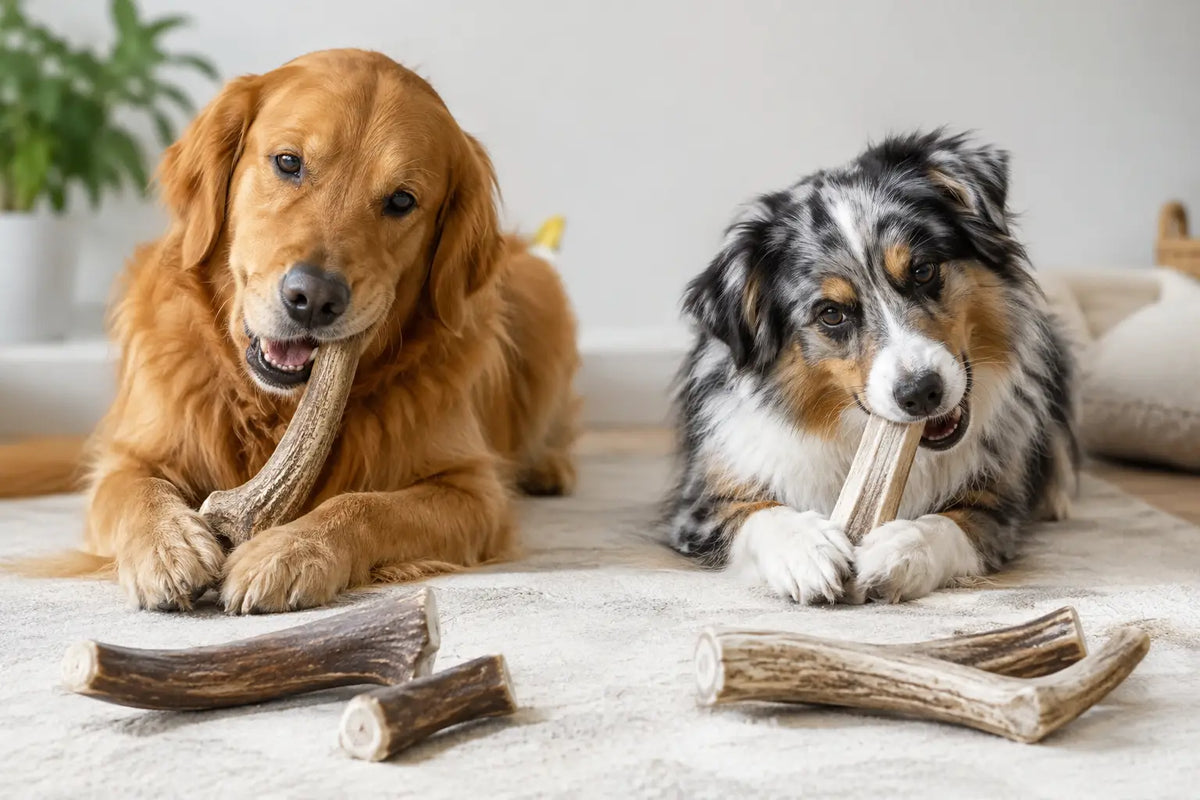 Elk vs Deer Antler Chews for Different Dogs
